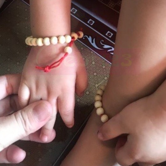 [Siêu rẻ] Vòng dâu tằm cho bé ngủ ngon, tránh tà, vía dữ