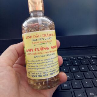 Combo 2 tinh dầu tràm ngâm hoa nén