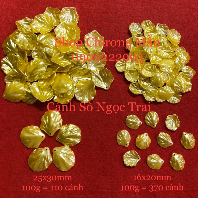 100G Cánh Bắp Cải Ngọc Trai Nhựa [Màu Nguyên Xi] Giá Sỉ