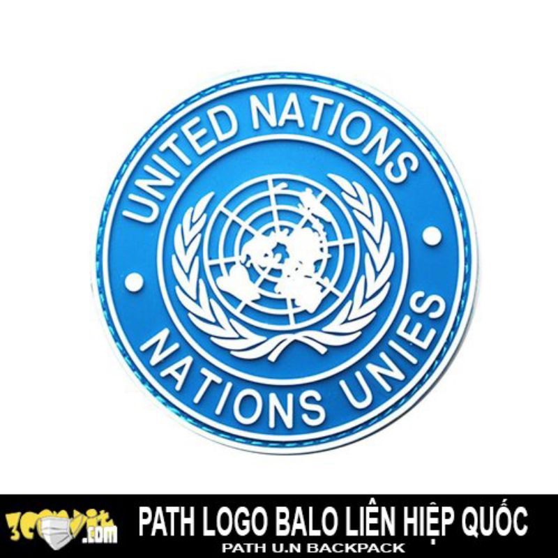 Path logo U.N dán balo
