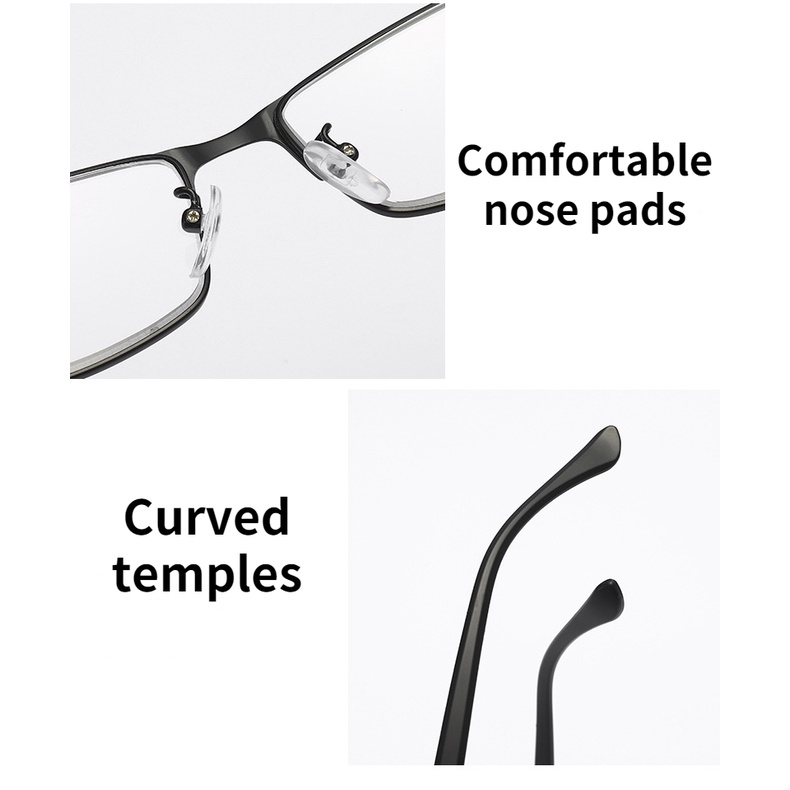 Kính đọc sách gọng kim loại TR90 chất lượng cao cho nam