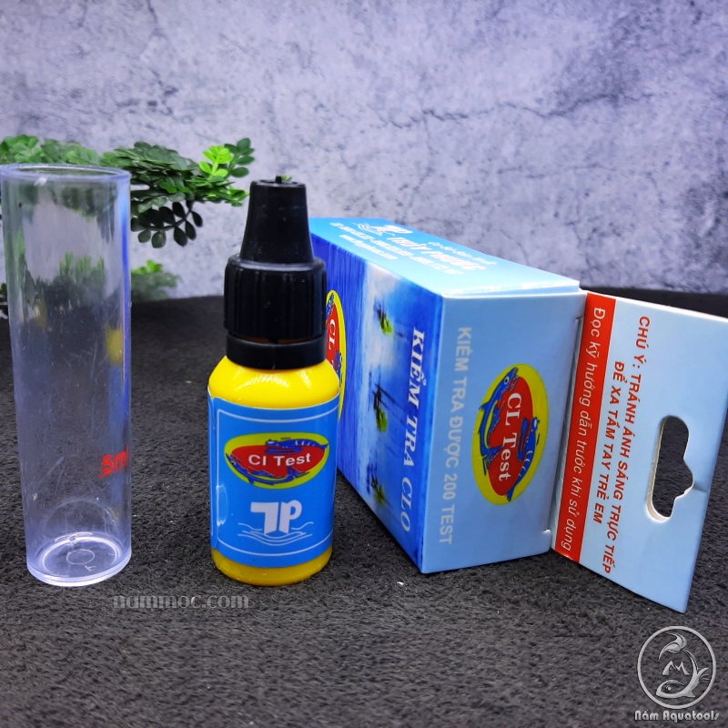 Clo Test Kit  | Kiểm Tra Lượng Clo Có Trong Nước Của Bể Cá Cảnh, Thuỷ Sinh