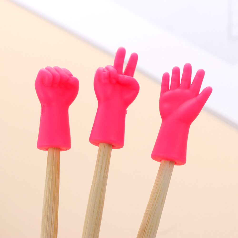 Set 6 Nút Chặn Bảo Vệ Đầu Kim Khâu Chống Trượt Nhiều Màu Tiện Dụng