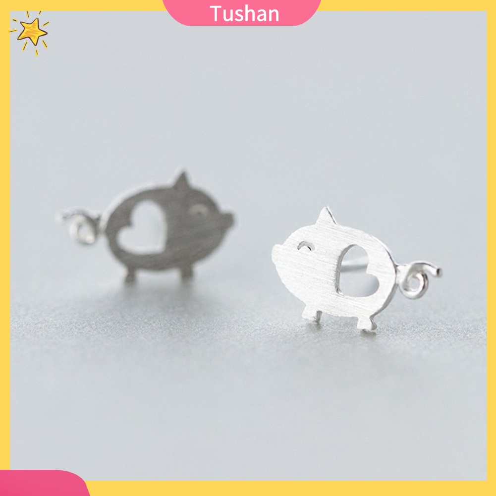 Khuyên tai nữ trang tạo hình động vật ngộ nghĩnh