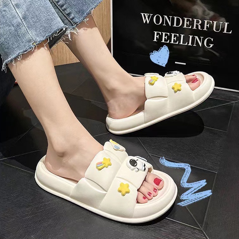 Dép Đi Trong Nhà Đế Dày Chống Trượt Hình Phi Hành Gia Hoạt Hình Dễ Thương