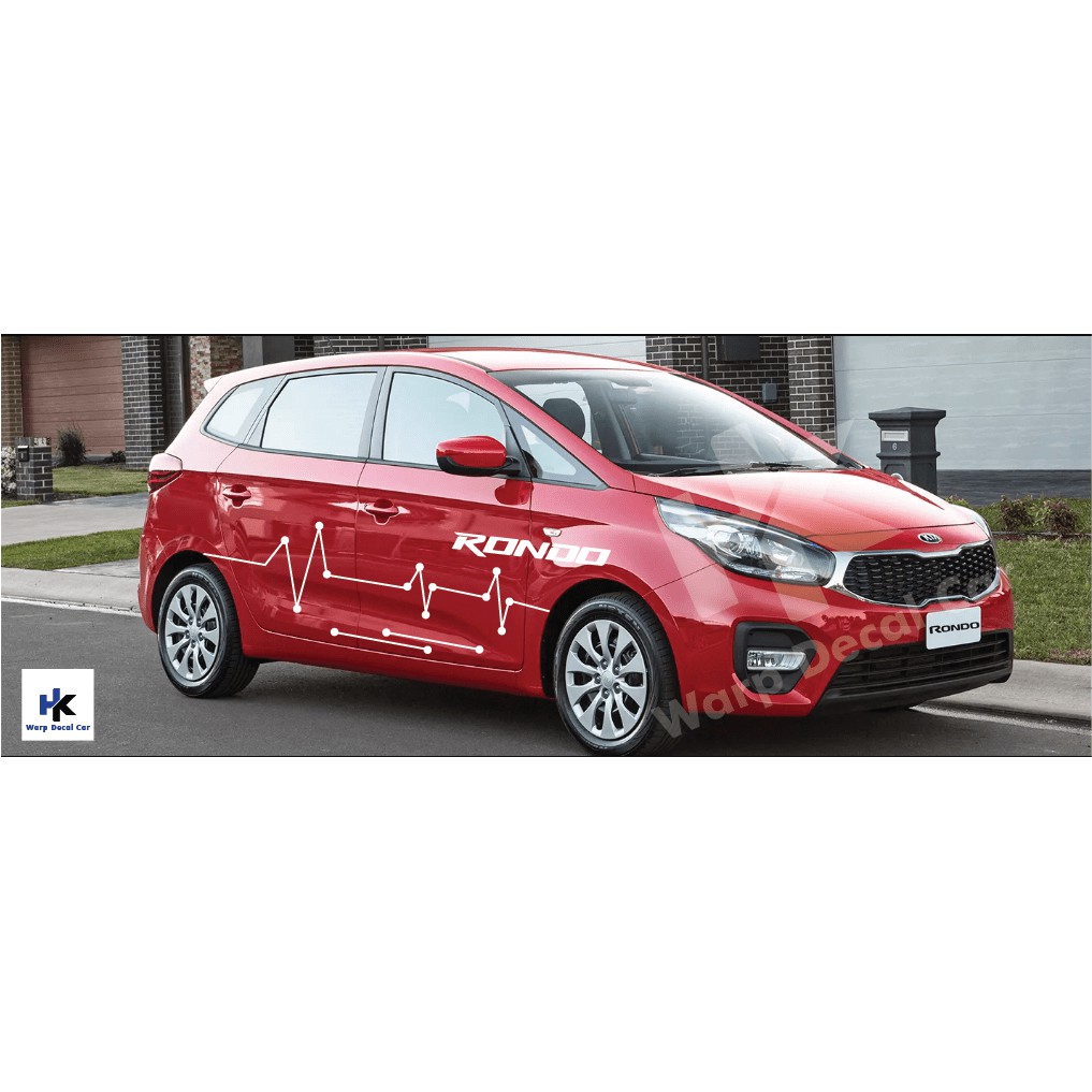 Tem xe Rondo-decal Rondo phong cách thể thao