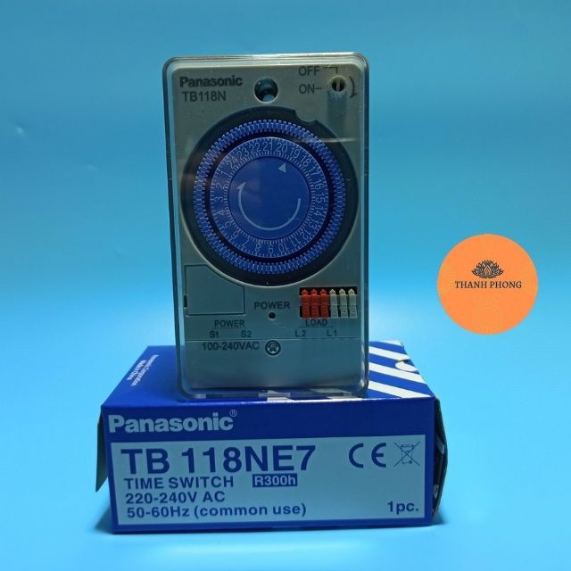 Rơ Le Thời Gian Thực Panasonic TB118NE7 Đồng Hồ Hẹn Giờ - Timer Hẹn Giờ