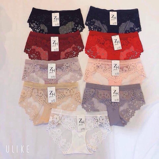 Combo 5 Quần lót ren ZH nội địa Thái Lan