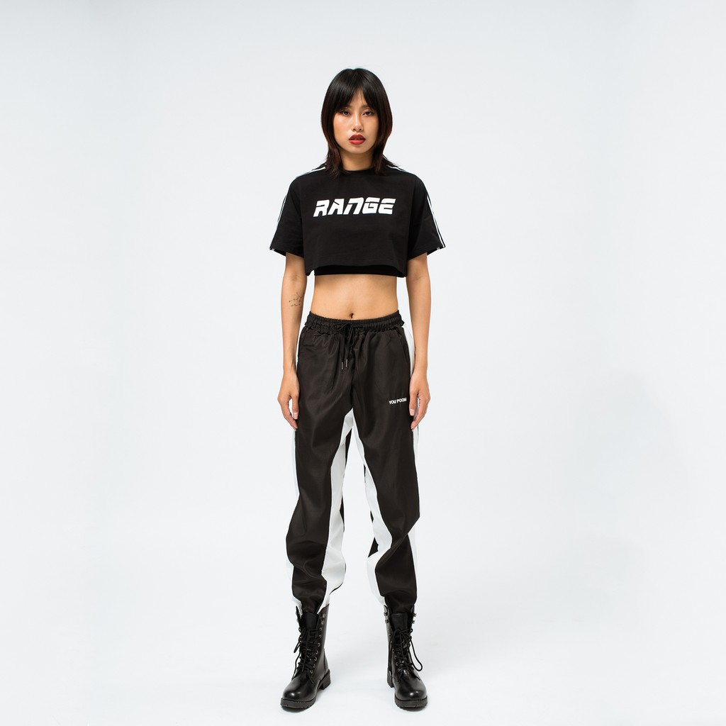 QUẦN JOGGER BASIC TRẮNG SỌC ĐEN CHỮ YOU BOOM | BigBuy360 - bigbuy360.vn