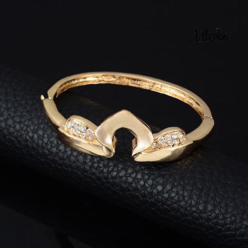 Bộ Trang Sức Hợp Kim Mạ Vàng Kiểu Dáng Thời Trang Cho Nữ