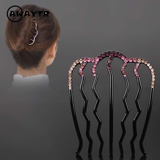 Lược Cài Tóc Hình Hoa Đính Đá Thời Trang Cho Nữ