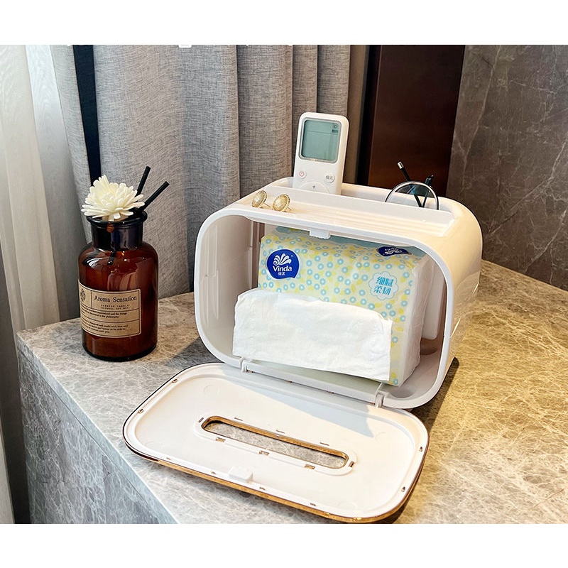 Hộp Đựng Khăn Giấy Đa Năng Sáng Tạo Cho Phòng Khách