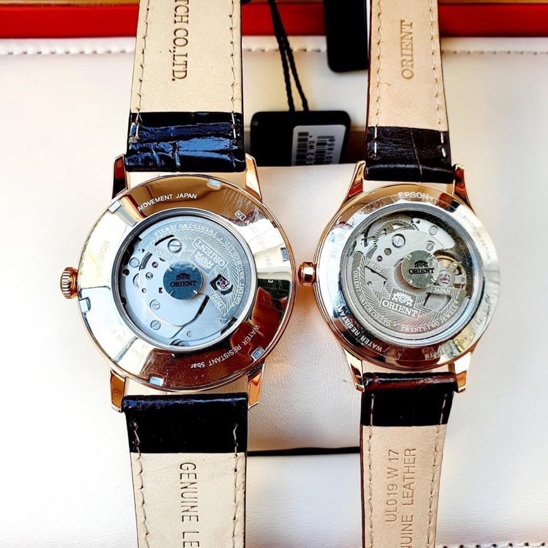 ĐỒNG HỒ COUPLE CHÍNH HÃNG ORIENT FAG02002W0 và RA-AG0022A00C Open Heart