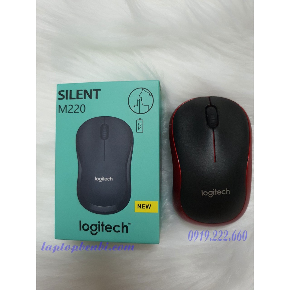 Chuột Không Dây Logitech M220 Silent dùng cho máy tính laptop, PC