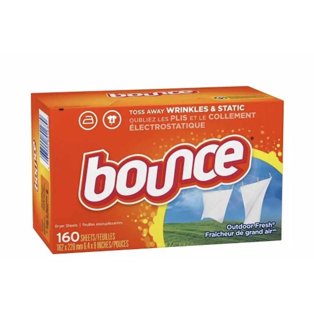 GIẤY THƠM BOUNCE 160 TỜ - Giúp thơm quần áo