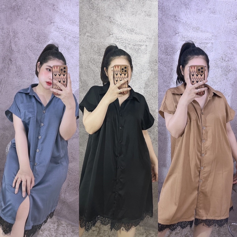 [MÚP BIGSIZE 60-100KG] Váy suông t.ằm ướt