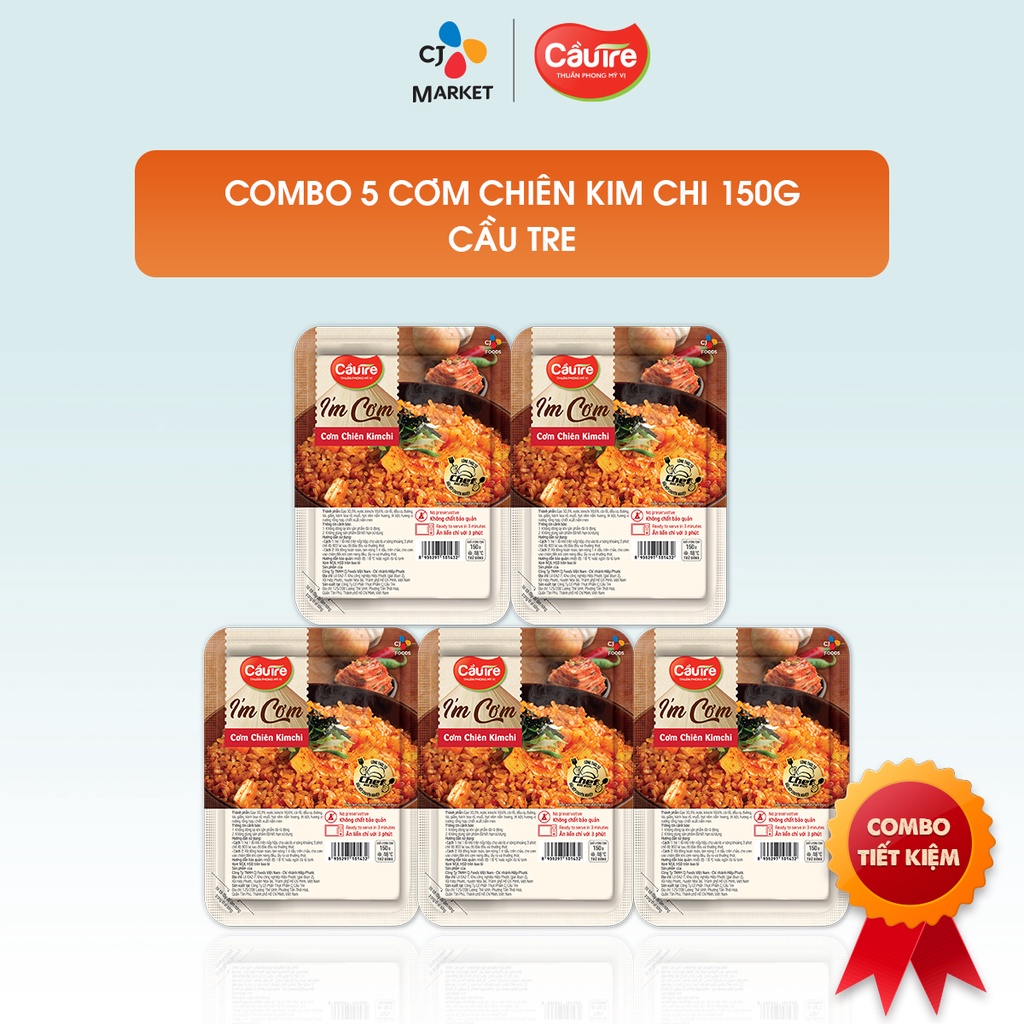 [HCM] Cơm chiên Kim chi Cầu Tre I'm Cơm - Khay 150g