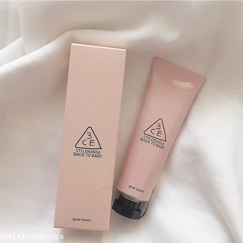 Kem Lót Có Nhũ 3CE Back To Baby Glow Beam Pink 30ml