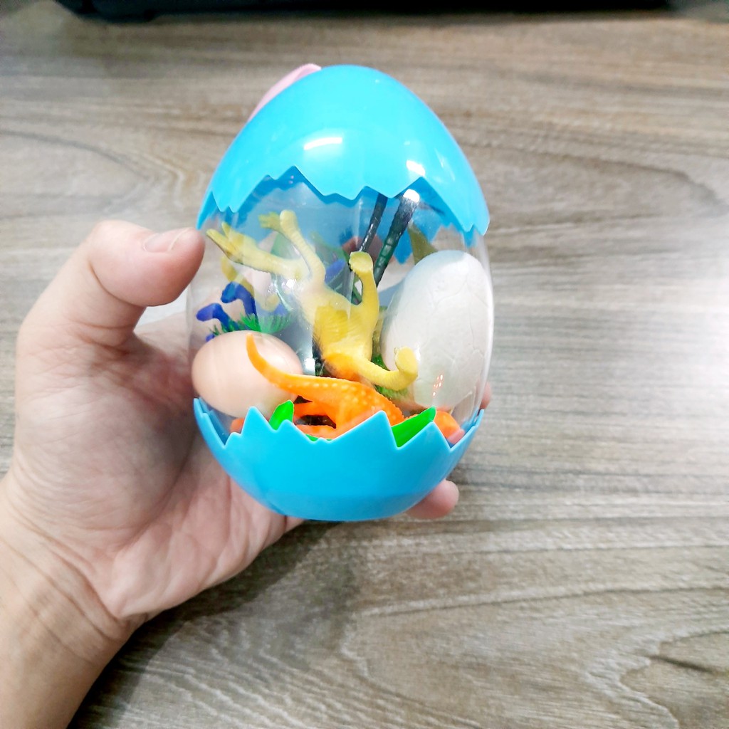 Bộ đồ chơi trứng Khủng Long-Mô hình nhựa dẻo-siêu bền-sưu tầm-chơi trong nhà-màu sắc bắt mắt-HÀNG  LOẠI TO SIÊU NHIỀU ĐỒ