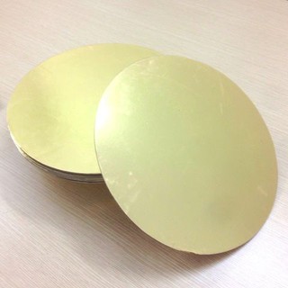 đế bánh tròn vàng 26cm Metalized Shiny Gold Foil Cardboard Laminated Grey Board Gold Paper Cake Boards