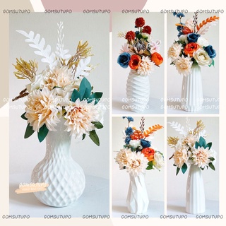 Lọ Hoa Men Sương Trắng - Gốm Sứ Bát Tràng - Bình Hoa Tràng Trí - Gốm Sứ TUPO - Decor - gomsutupo NỘI THẤT