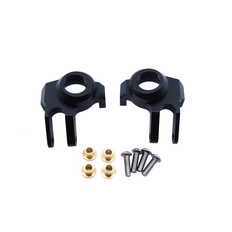 Bộ Trục Bánh Xe Trước Và Sau CNC Bằng Kim Loại Màu Đen Cho AXIAL SCX10 II 90046 90047 AR44 Axle