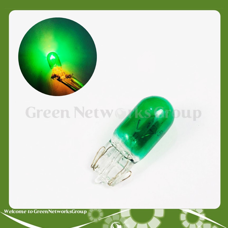 Đèn xi nhan Halogen BÁO SỐ chân T10 BÓNG MÀU-1 cái Greennetworks