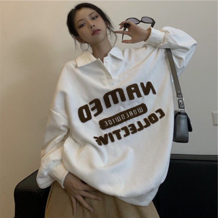 ÁO POLO SWEATER CÓ CỔ Form Rộng Unisex Nam Nữ Phong Cách Cá Tính Chất Vải Bo Zip PIGI STORE Mã 61