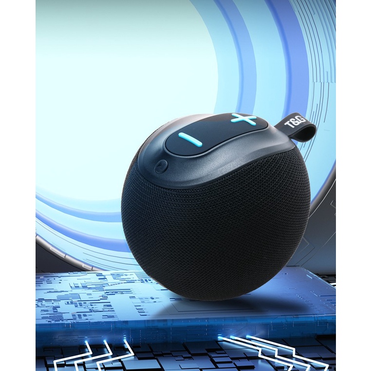 Loa Bluetooth Hình Tròn Không Dây TG623 Âm Bass Mạnh Mẽ Chống Nước Hot Trend 2022