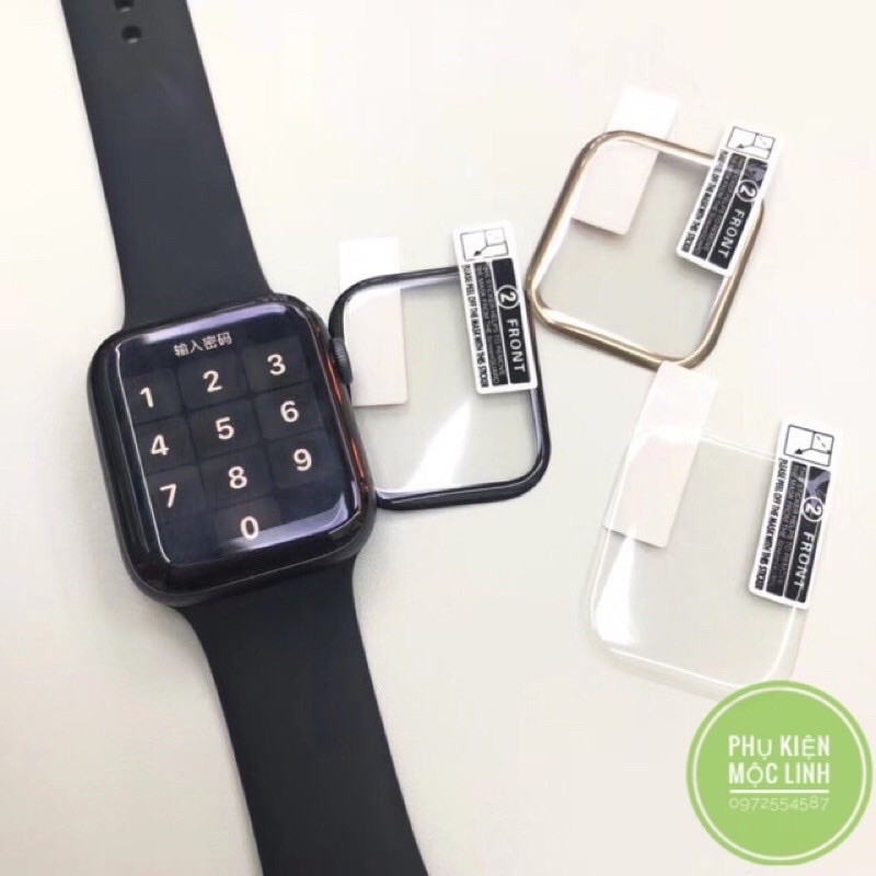 [ Full màn ] Miếng dán PPF màn hình Apple watch Series 1 2 3 4 5 6 SE full màn hình tràn viền size 38 40 41 42 44 45mm