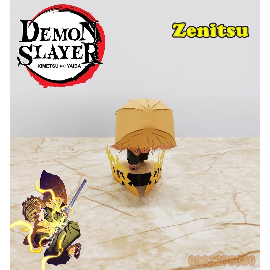 Mô hình Zenitsu - Thanh Gươm Diệt Quỷ - Demon Slayer