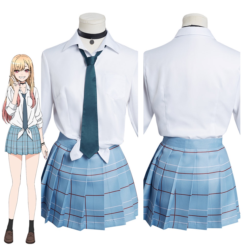 Bộ váy đồng đồng phục học sinh hóa trang nhân vật hoạt hình anime Darling Marin Kitagawa xinh xắn