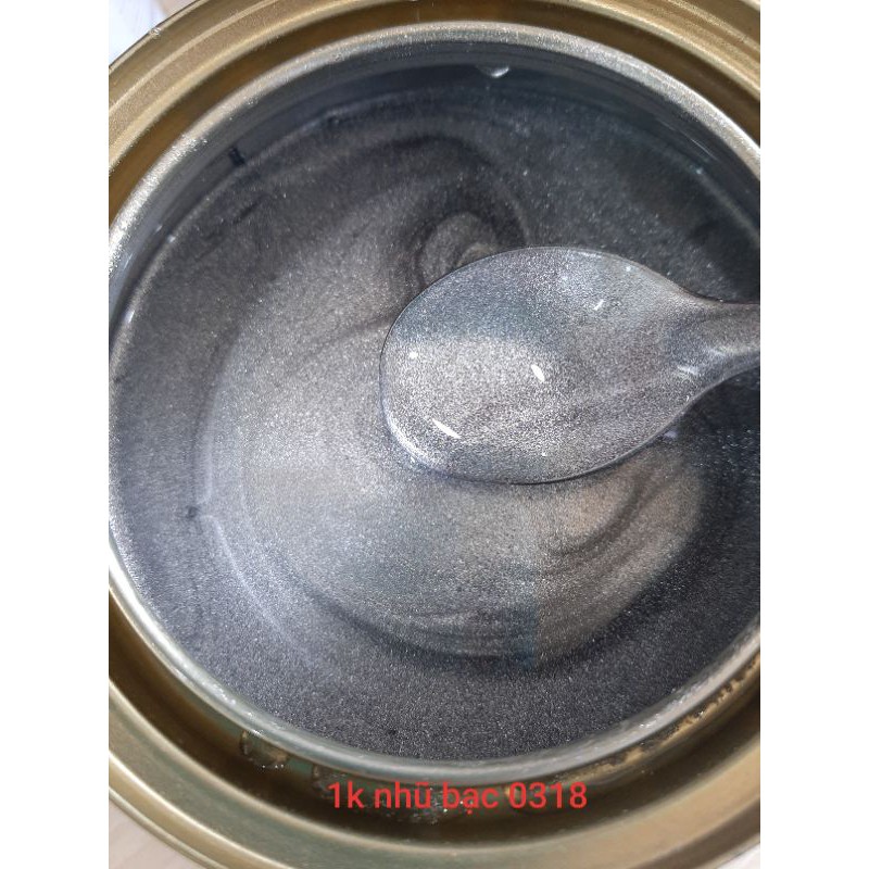 Sơn sắt mạ kẽm TOPPAINT lon 800gr - Màu nhũ bạc 0318