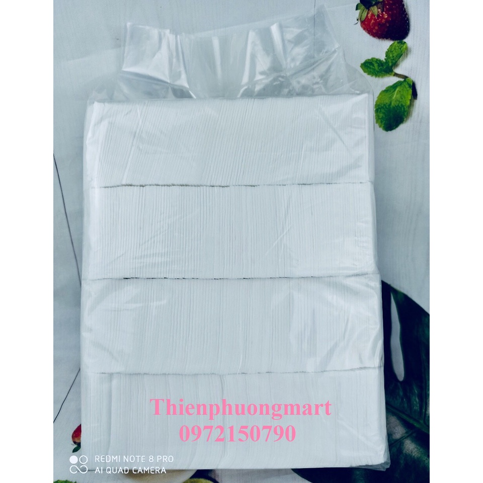 Bông Tẩy Trang Bề Mặt Mịn gói 500gr chính hãng Bông Bạch Tuyết - Bông Tẩy Trang Cotton Bề Mặt Mịn KOTTON BEAUTY size 5x6