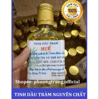 [RẺ VÔ ĐỊCH] TINH DẦU TRÀM HUẾ 100ML/ CHAI DẸT/HÀNG SẴN
