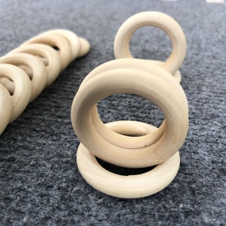 Vòng gỗ, khoen gỗ tròn handmade, macrame