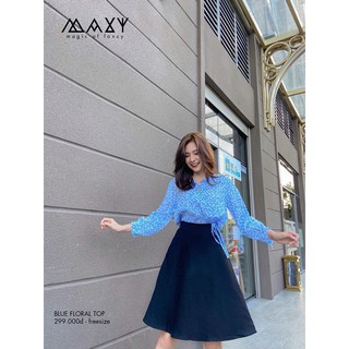 ÁO - BLUE FLORAL