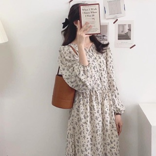 Váy Hoa Nhí Vintage - Ulzzang girl