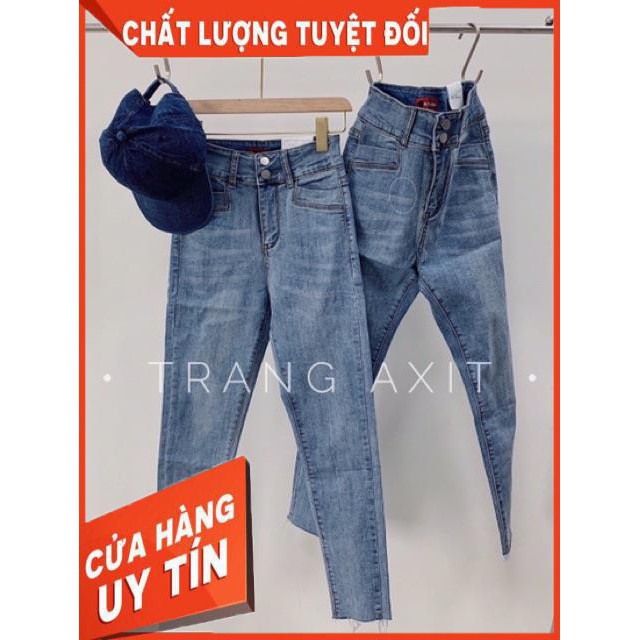 QUẦN JEANS DÁNG ÔM ĐÁY SIÊU CAO TRÊN RỐN- hình thật shop chụp | BigBuy360 - bigbuy360.vn