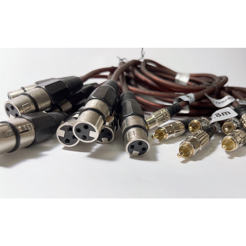 DÂY CÁP ÂM THANH CANON ĐỰC / CÁI -&gt; AV  0.8m hàng đẹp