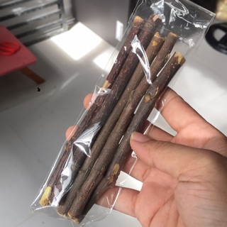 [Bịch 10k] Gỗ táo mài răng cho hamster, sóc, thỏ, bọ