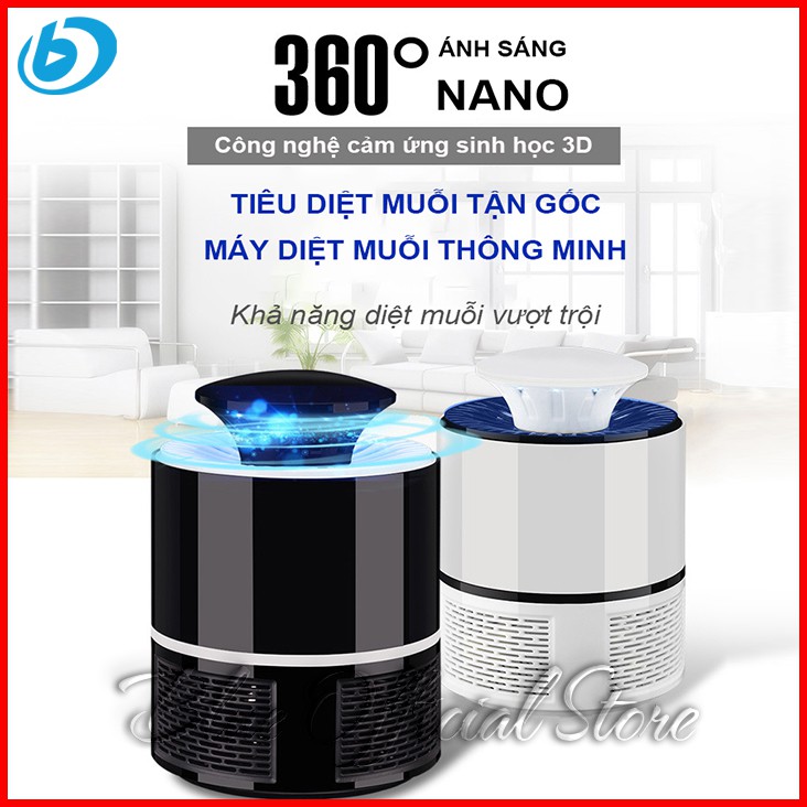 [Freeship] Đèn Bắt Muỗi 🐜 Đèn Đuổi Muỗi 🐜 Máy Bắt Côn Trùng - Mosquito Killing Cao Cấp Thông Minh Nhật Bản