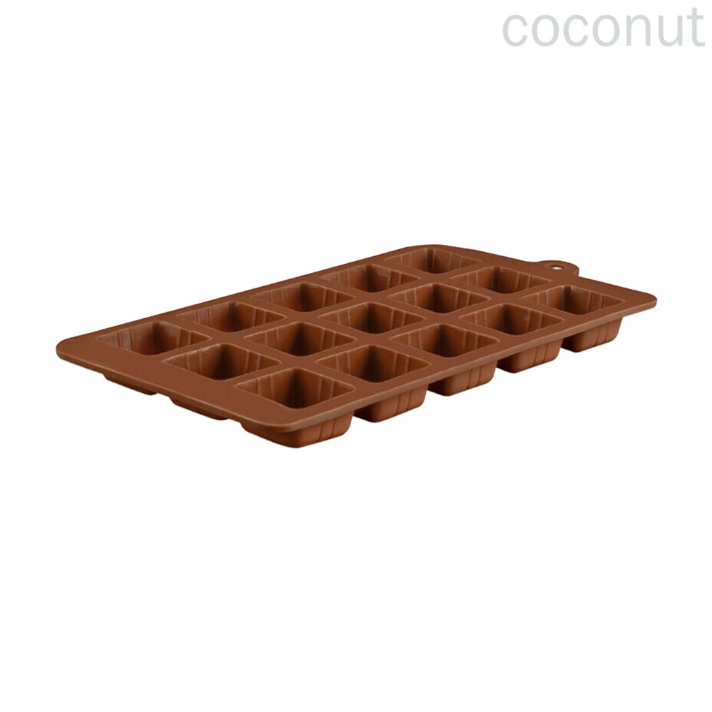 Khuôn Silicon Làm Bánh Kẹo 15 Ngăn Hình Trái Dừa Diy