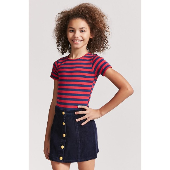 Bodysuit F21 sọc ngắn tay | BigBuy360 - bigbuy360.vn