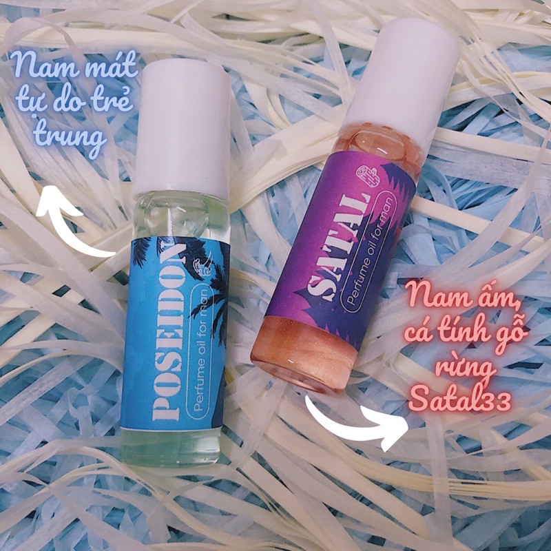 Nước hoa NAM tinh dầu nguyên chất 5ml. Satal 33 và Aqua Di Gio | BigBuy360 - bigbuy360.vn