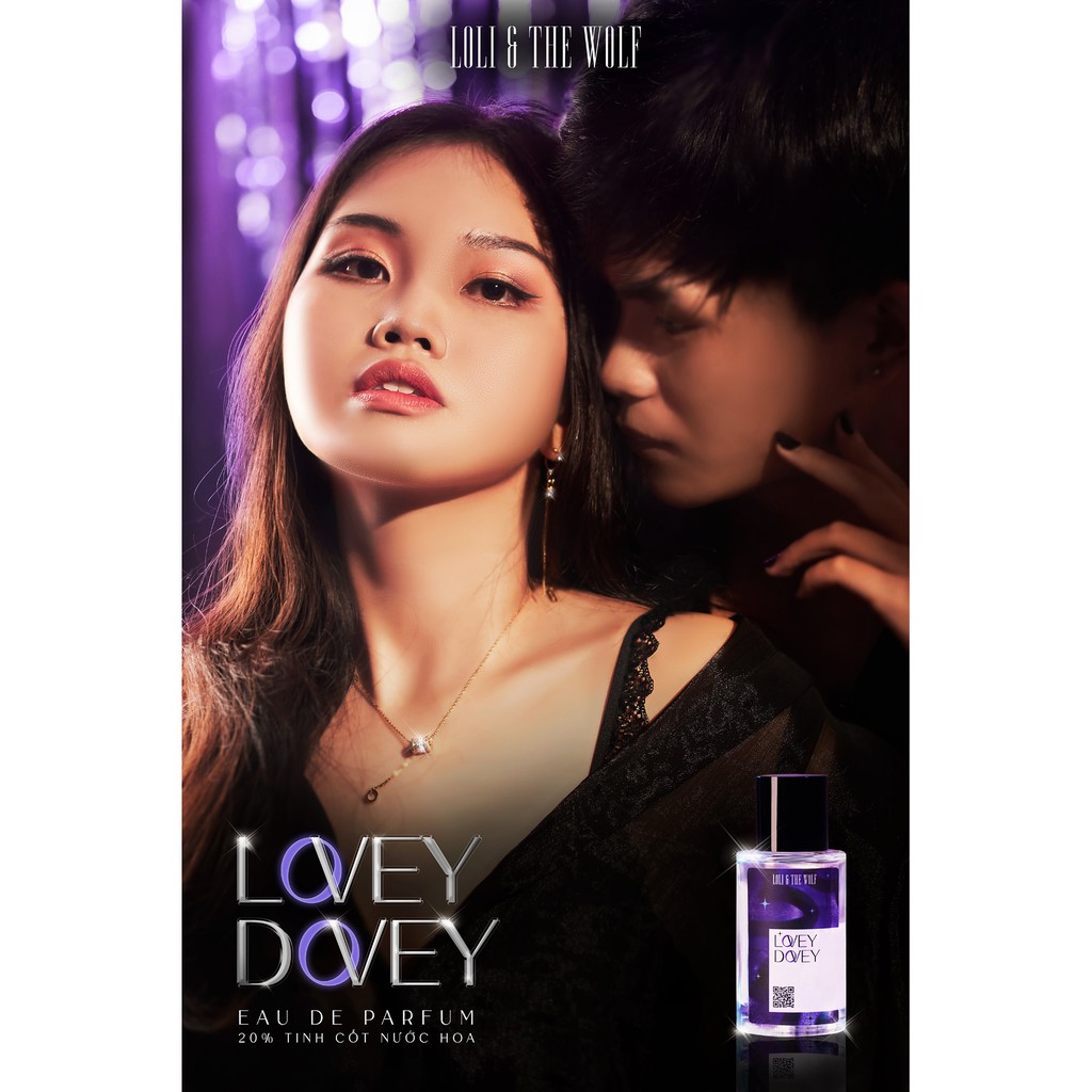 Nước hoa nữ thơm lâu chính hãng Lovey Dovey Eau De Parfum chai 10ml, 50ml - LOLI & THE WOLF | Thế Giới Skin Care