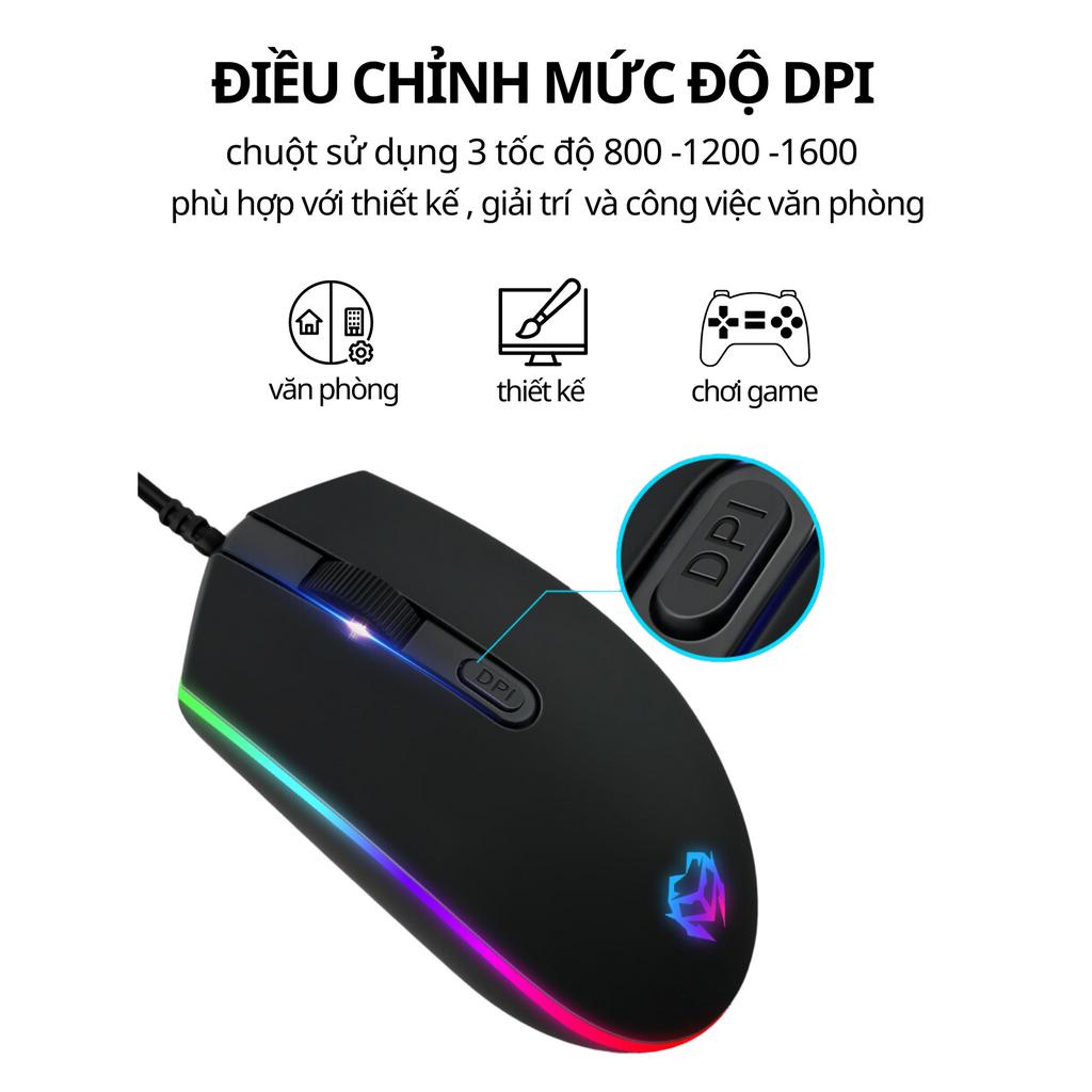 Miếng lót chuột LED RGB  thay đổi nhiều chế độ màu lót chuột chơi game cỡ lớn chống trượt siêu bền đẹp 30*80*3  RESDANI