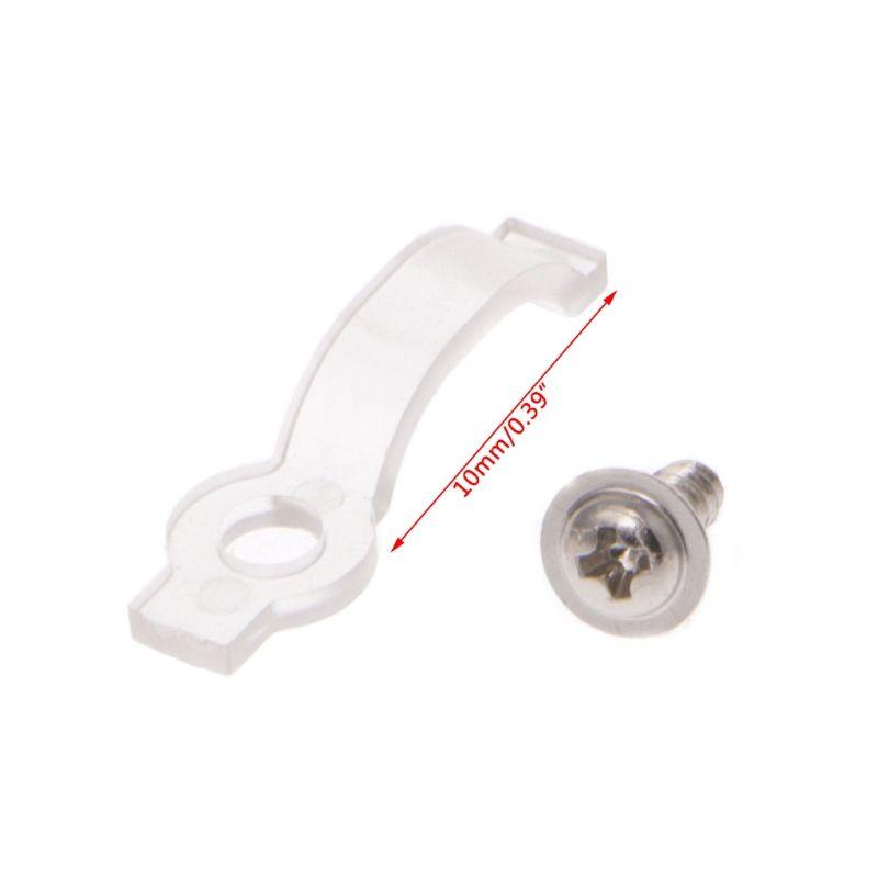 YIYU Set 50 Kẹp Cố Định Dây Đèn LED Kèm Ốc Vít