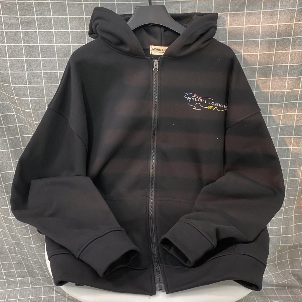 ÁO KHOÁC HOODIE DÂY KÉO OHOH Ulzzang (FORM LỬNG)