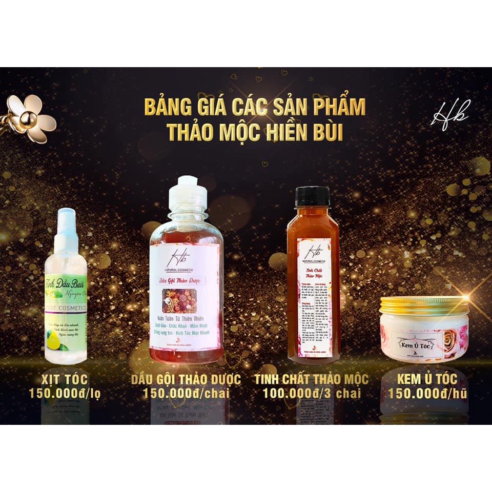 100k 3 chai Tinh chất thảo mộc Hiền Bùi